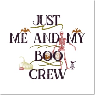 Witchy Puns - Just Me And My Boo Crew Posters and Art